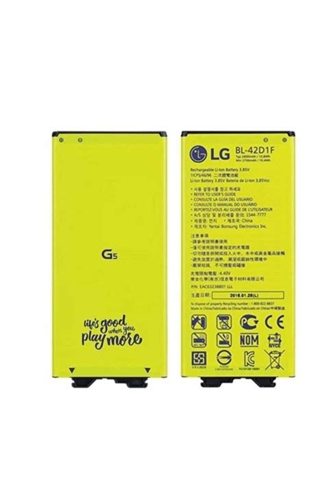 lg g5 batarya 4350 mah